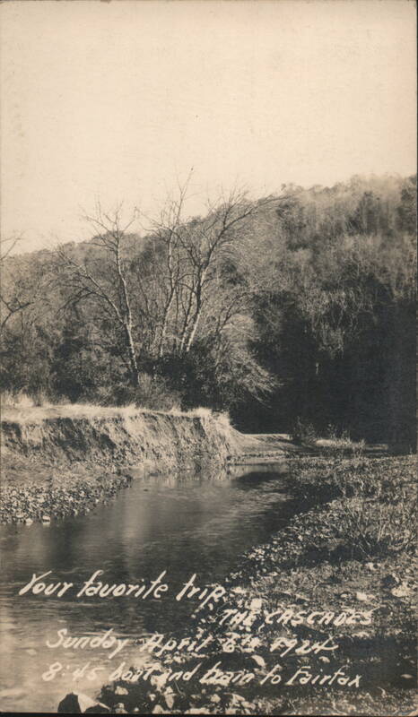 The Cascades Stream, Fairfax, California, 1924