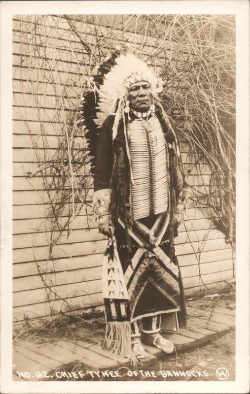Chief Tyhee of the Bannocks Native American Portrait