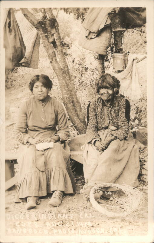 Native American Women Digger Indians Auburn California 1912