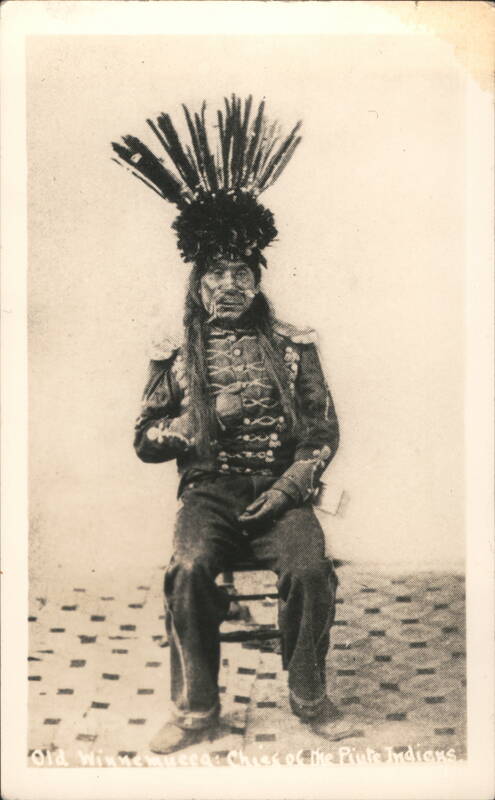 Old Winnemucca Chief of the Piute Indians Native American Nevada