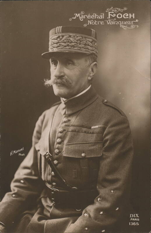 Maréchal Foch Portrait, Notre Vainqueur, WWI French Marshal