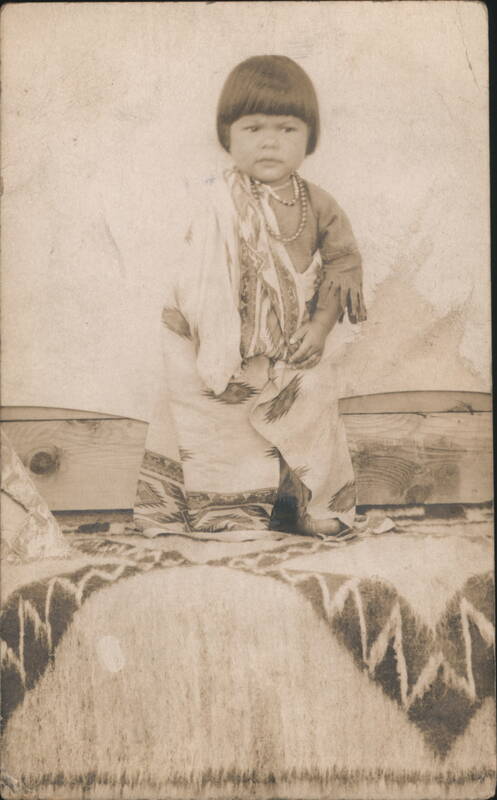 Native American Child Portrait, A. Labbie Boothbay Harbor