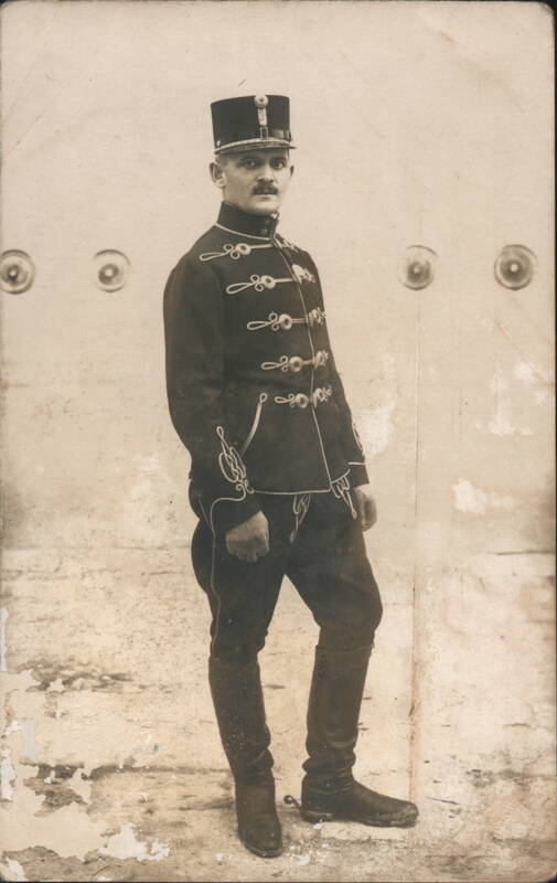 Austro-Hungarian Officer Oberleutnant Berger Portrait 1915