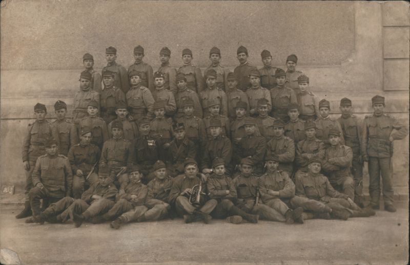 Recruit Platoon Infantry Regiment 84 Soldiers Group 1919
