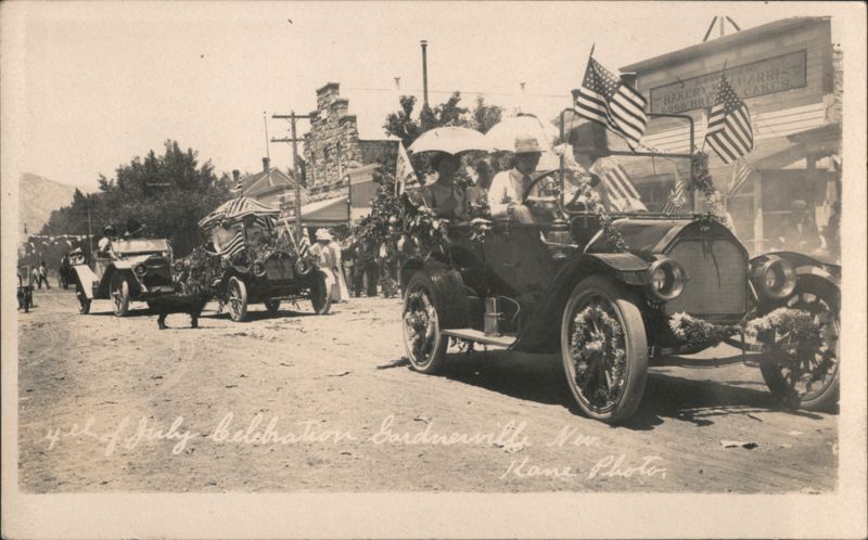 4th of July Parade Decorated Automobiles Gardnerville NV Nevada