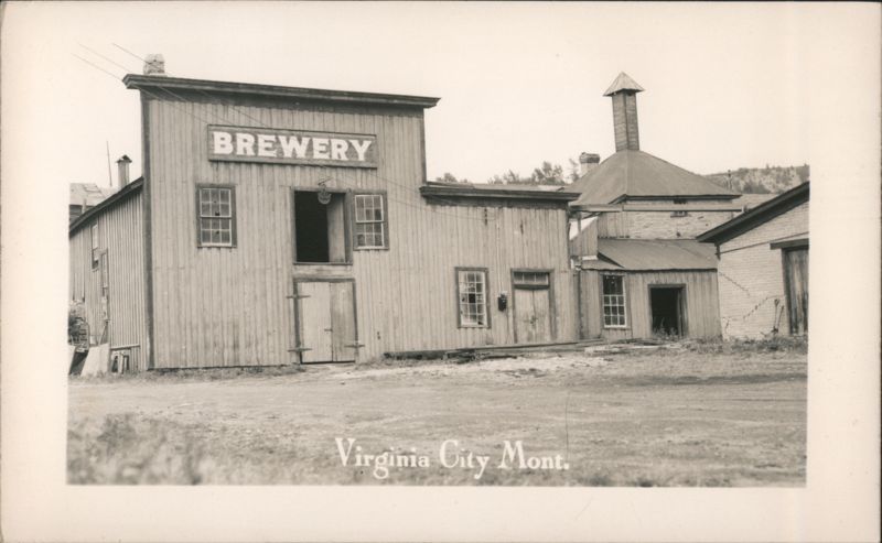 Old Wooden Brewery Building, Virginia City Montana