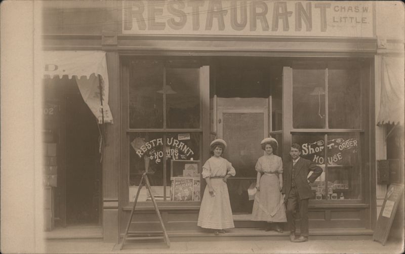 Chas. W. Little Restaurant Storefront, Staff, Short Order