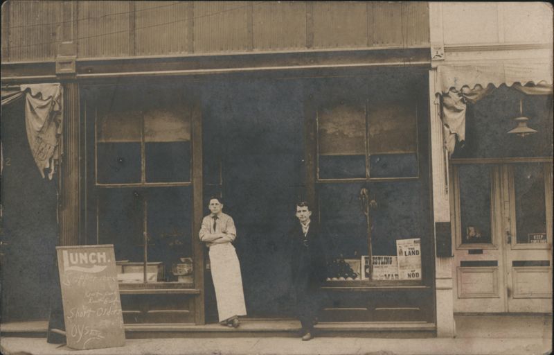 Lunchroom Storefront, Chas. W. Little Restaurant Occupational