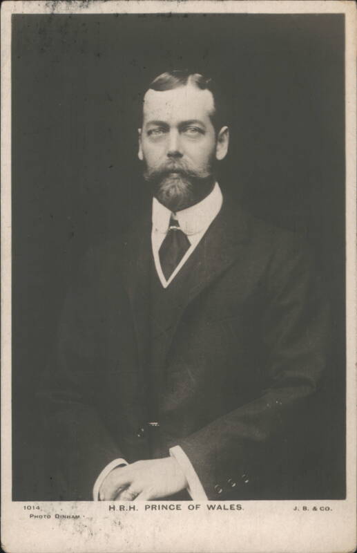 H.R.H. Prince of Wales George V Formal Portrait Dinham