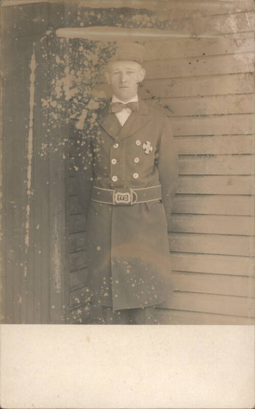 Portrait of Firefighter Fred A. Beck, TFD Uniform Firemen