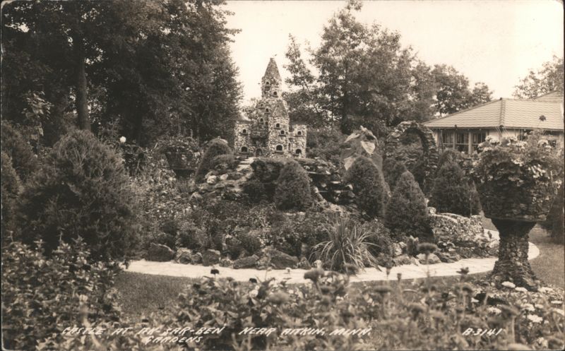 Miniature Stone Castle at Ak-Sar-Ben Gardens Aitkin Minnesota