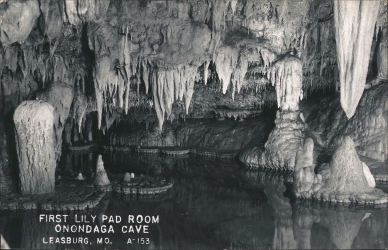 First Lily Pad Room, Onondaga Cave Leasburg Missouri
