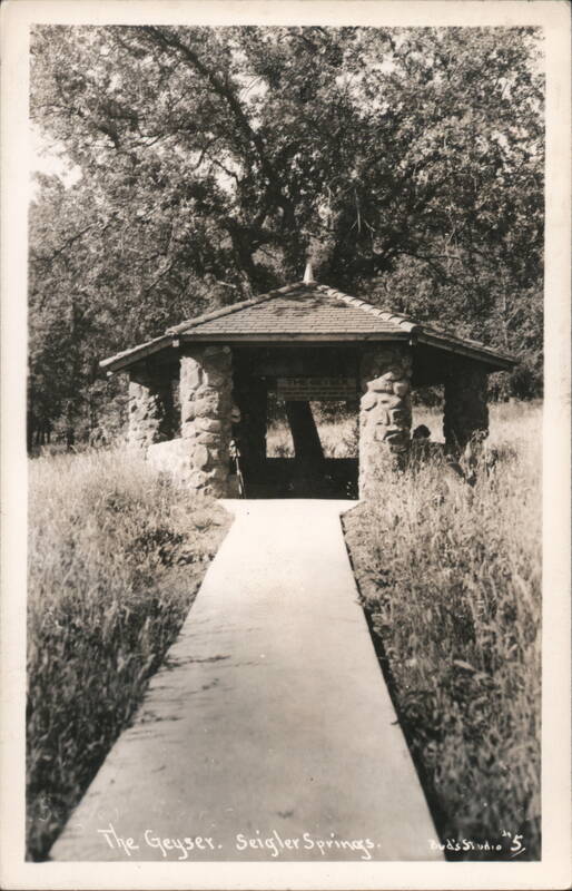The Geyser Stone Gazebo Seigler Springs Lake County California