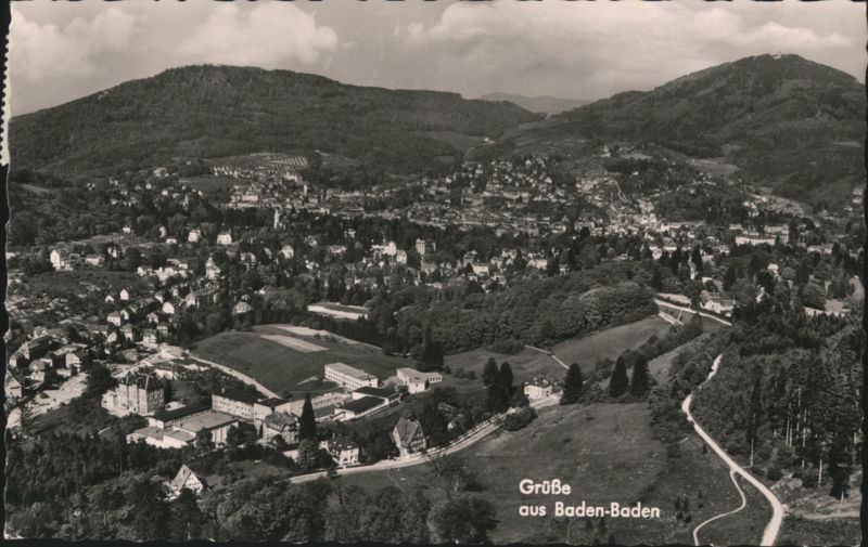 Baden-Baden Black Forest View Südwestfunk Tiergarten District Germany
