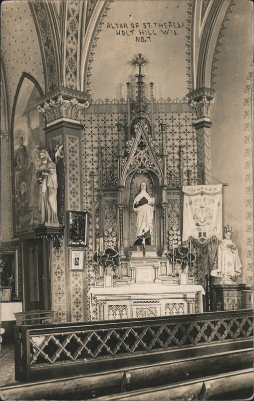Altar of St. Theresa, Holy Hill Shrine Interior No. 7 Wisconsin