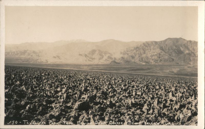 Telescope Peak from Devils Golf Course, Death Valley California