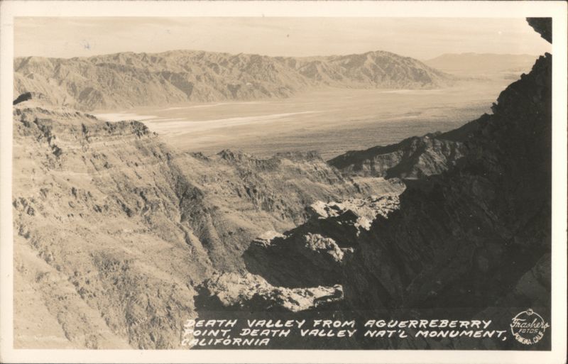 Death Valley from Aguerreberry Point National Monument California