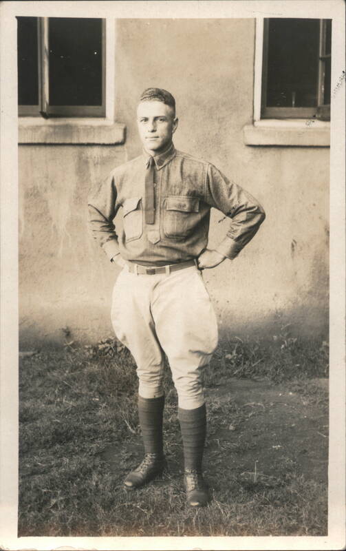 WWI Era Soldier Portrait Uniform Breeches Puttees Hawaii