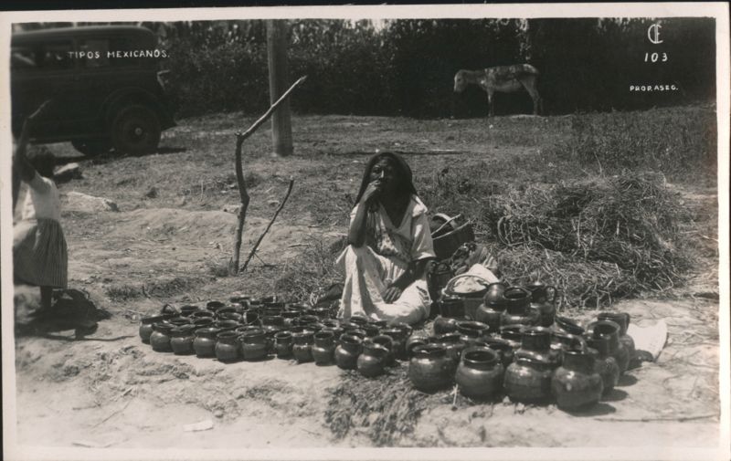 Indigenous Pottery Vendor, Tipos Mexicanos 103 Occupational