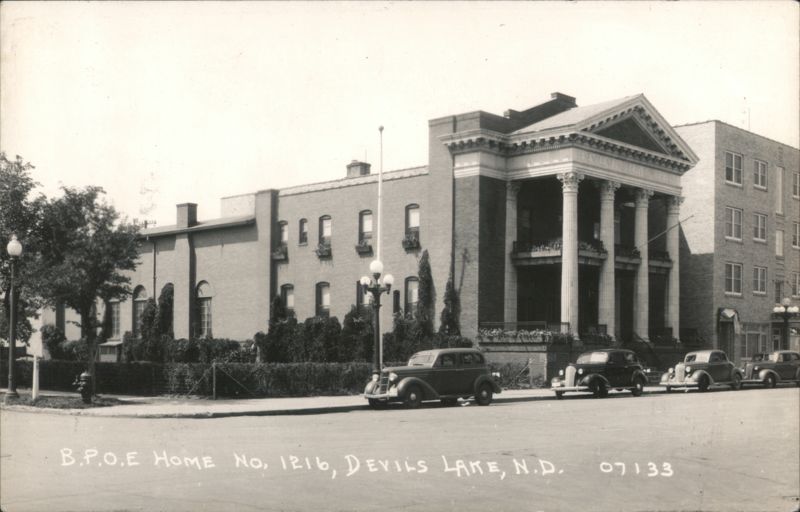 B.P.O.E. Elks Home No. 1216 Lodge Building Devils Lake North Dakota