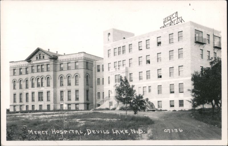 Mercy Hospital Exterior Building View Devils Lake North Dakota