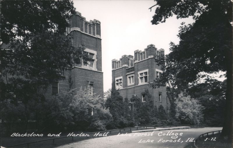 Blackstone and Harlan Hall, Lake Forest College Illinois