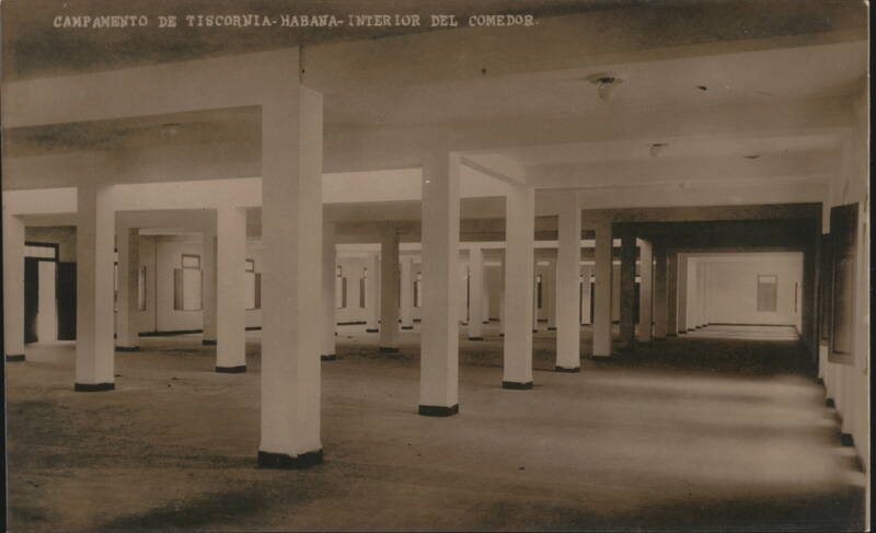 Campamento de Tiscornia Interior del Comedor Havana Cuba