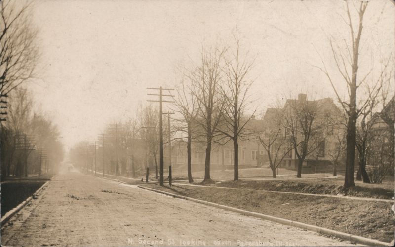 N. Second St. Looking South, Petersburg Illinois