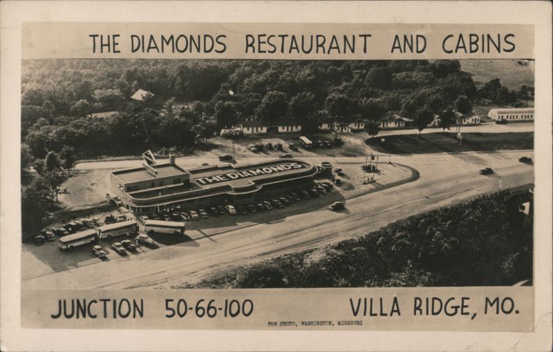 The Diamonds Restaurant and Cabins Junction 50-66-100 Villa Ridge Missouri