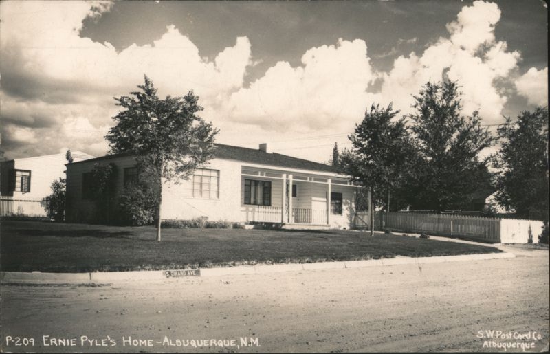 Ernie Pyle's Home, S. Girard Ave Albuquerque New Mexico