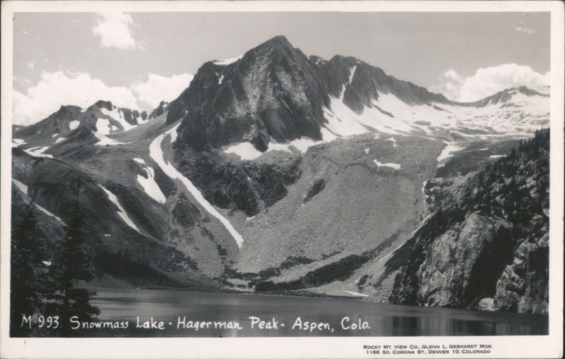 Snowmass Lake Hagerman Peak Aspen Colorado