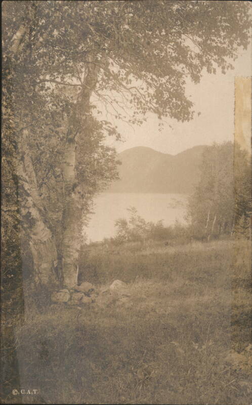 Jordan Pond Landscape with Birch Trees, Mt. Desert Mount Desert Maine