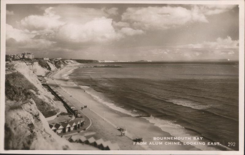 Bournemouth Bay from Alum Chine Looking East England