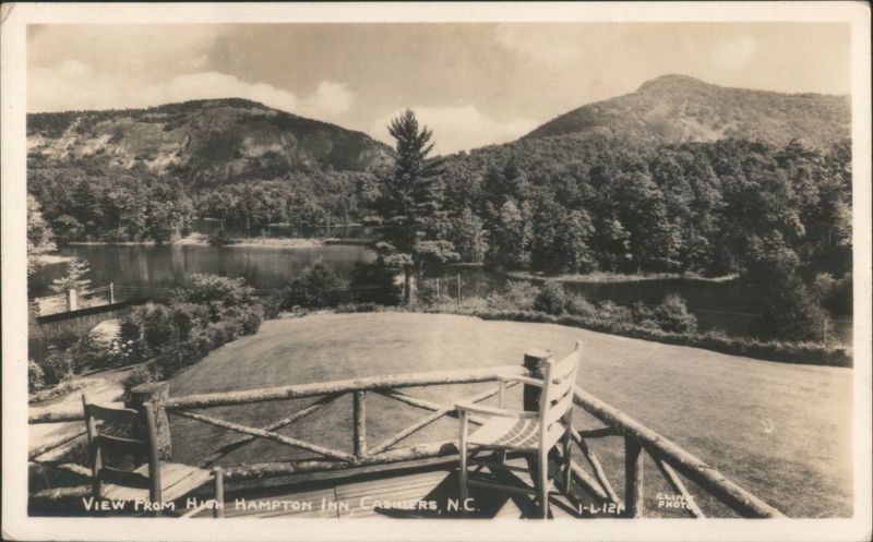 View From High Hampton Inn, Lake & Mountains Cashiers North Carolina