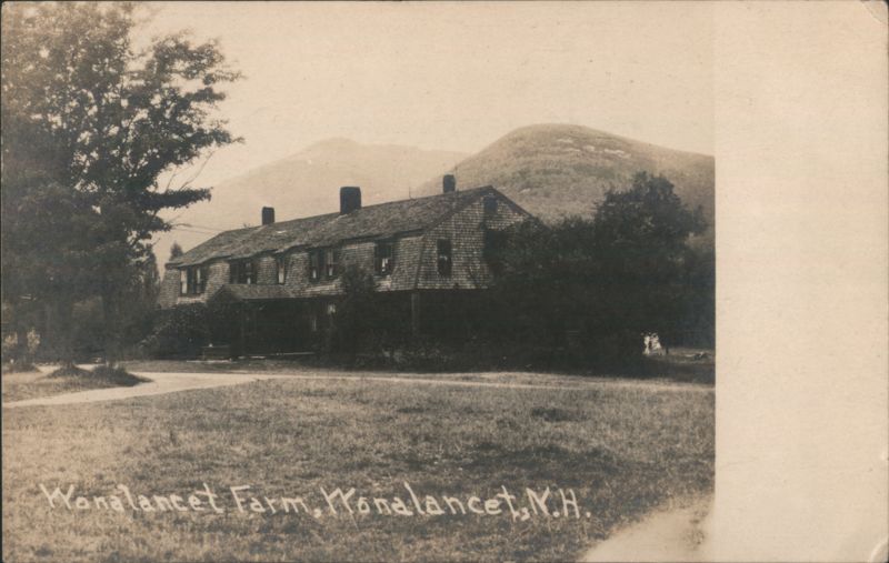 Wonalancet Farm House with Mountain Backdrop New Hampshire