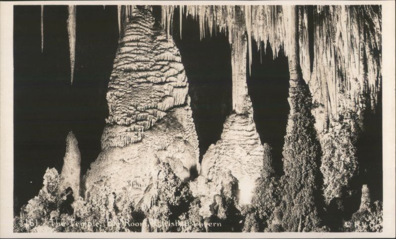 The Temple, Big Room, Carlsbad Cavern Formation New Mexico