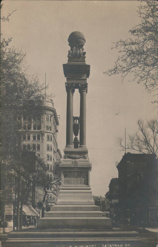 William Washington Gordon Monument Memorial Column Savannah Georgia