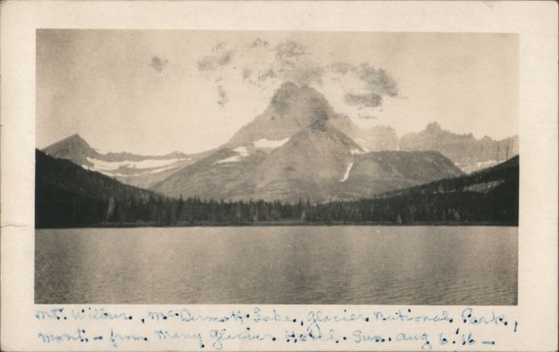 Mt. Wilbur & McDermott Lake, Glacier National Park, Montana