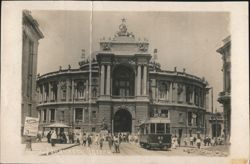 Lunacharsky Theater Opera House Facade & Tram 83 Original Photograph
