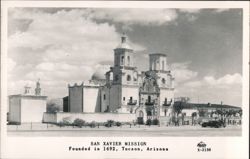 San Xavier Mission Church Exterior View Postcard