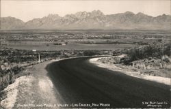 Organ Mountains and Mesilla Valley Scenic Highway View Postcard