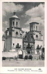 San Xavier Mission, Founded 1692 Postcard