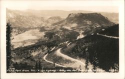 Estes Park from Trail Ridge Highway, Rocky Mountain Nat'l Park Postcard
