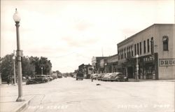 Fifth Street Downtown Business District, Canton South Dakota Postcard