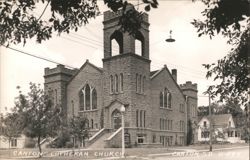 Canton Lutheran Church Stone Building Exterior Postcard