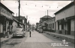Calle Elias Street Scene, Casa Reyes & The Cavern, Nogales Postcard