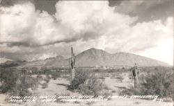 Camelback Mountain Desert Landscape Near Phoenix Postcard
