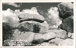 Balanced Rocks Dragoon Mts Between Benson Willcox AZ Postcard