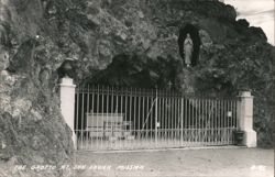 The Grotto at San Xavier Mission Postcard