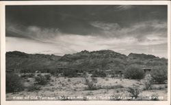 View of Old Tucson, Tucson Mountain Park, Desert Landscape Postcard
